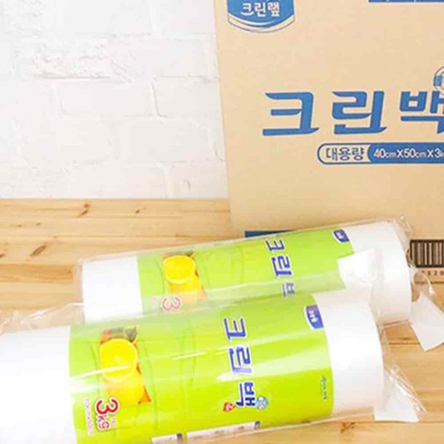 업소용 롤백 40x50 3kg 6개입, 무지 비닐봉투 대량
