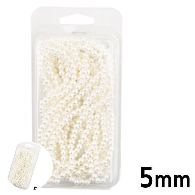 진주구슬비즈 비즈부자재 칼라 구슬 단색 진주 진주색 5mm