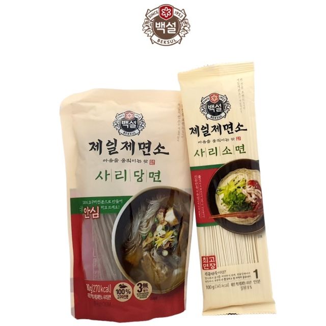 쿨샵 백설 제일제면소 당면사리 소면사리 국수
