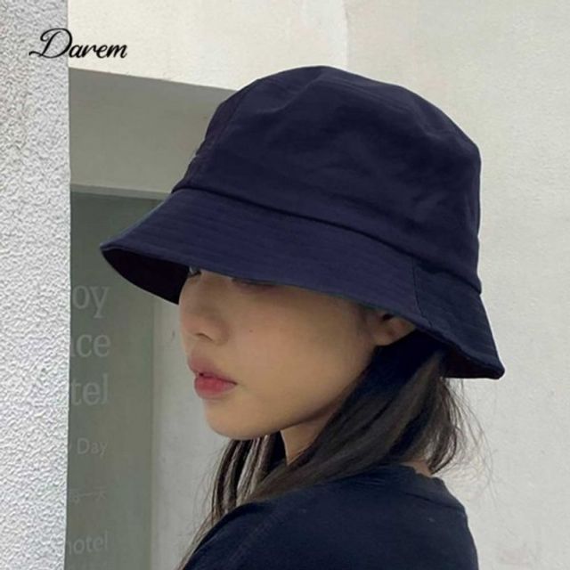 코튼 여름 버킷햇 매력적인 여성 캠핑 모자