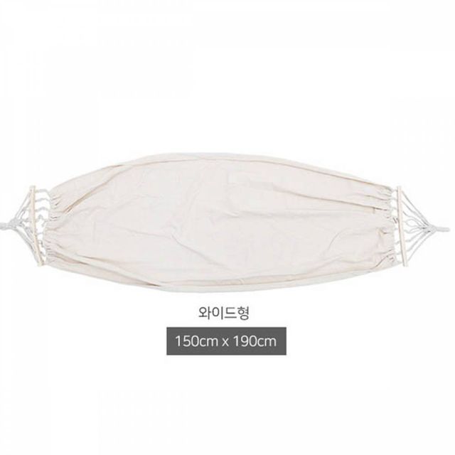 TBZ MY 우드바 캔버스해먹(와이드형)