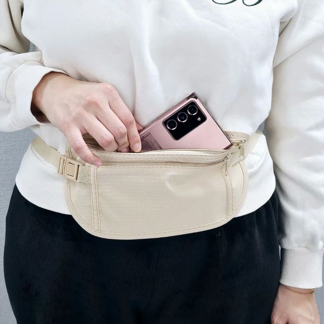 소매치기 도난 방지 해외 여행용 파우치 복대 가방