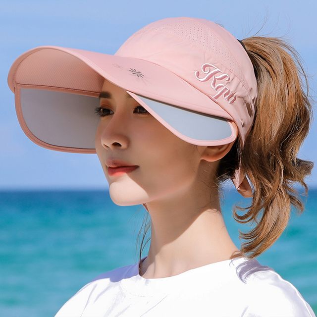 넓은 모자 자외선캡 썬바이저 여름바캉스 UV선