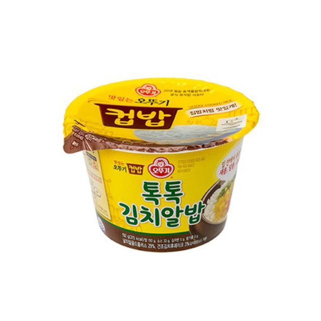 오뚜기 톡톡김치알밥 12개입 - 알알이 터지는 김치의 식감과 맛이 살아있는 즉석밥