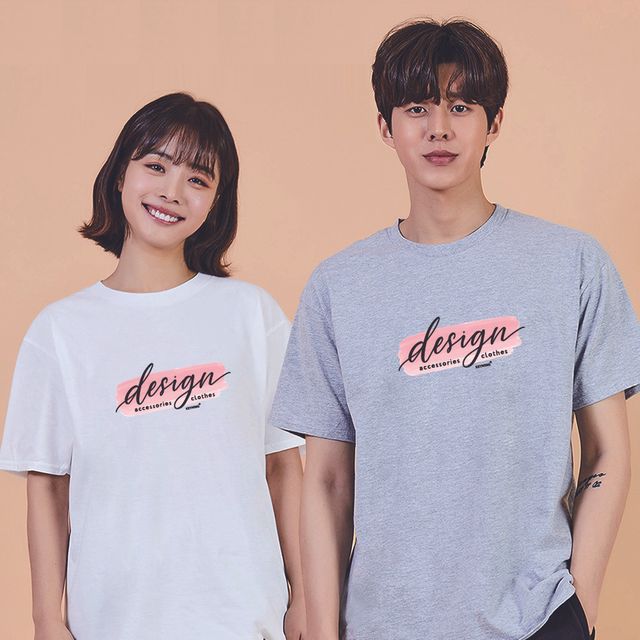키밍 Design 디자인 롱반팔티셔츠 여름티