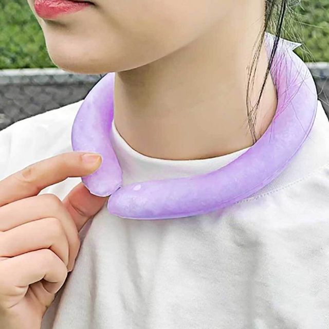아이스 넥쿨러 PCM 퍼플 무더위 쾌적