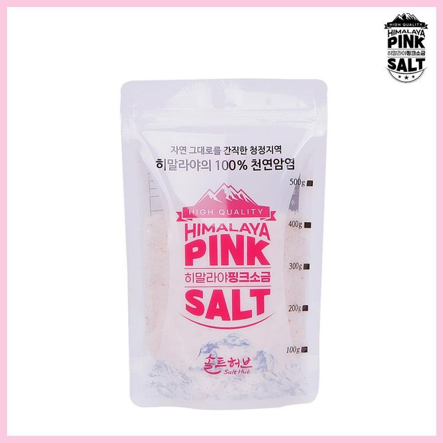 히말라야 핑크소금 핑크솔트 가는소금 300g 파우치
