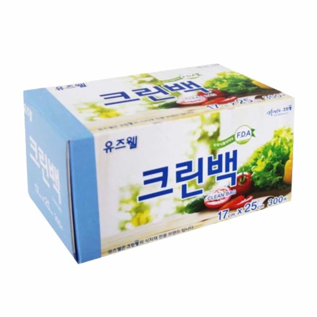 크린랩 크린백 300매 주방 일회용 위생백