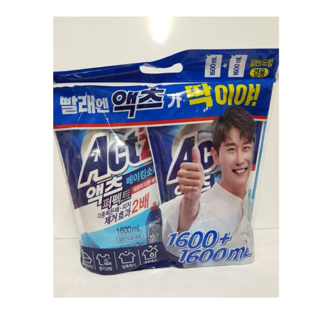 액츠 퍼펙트 베이킹소다 1500ml+1500ml 겸용 리필