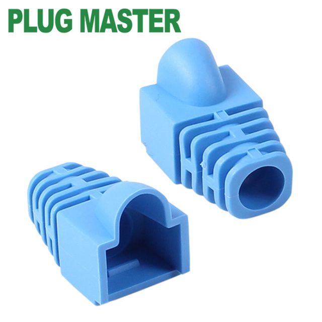 플러그마스터 CAT.6 랜선 RJ45 통부트 7파이(블루/100개입)