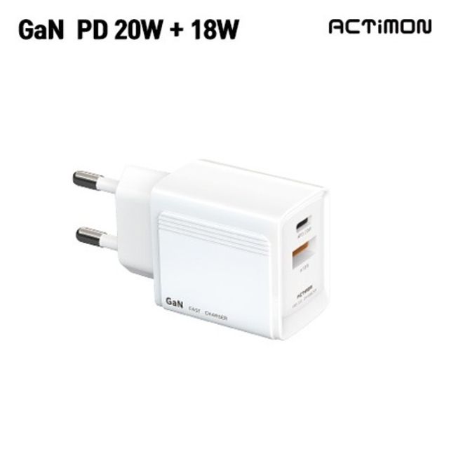 엑티몬 가정용 GAN PD20W 2구 케이블 미포함