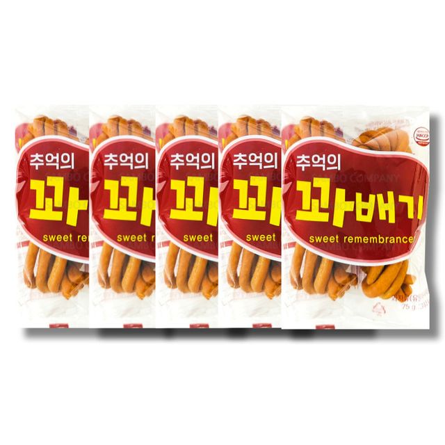 추억의꽈배기 꽈배기과자 추억의꽈배기과자 5개