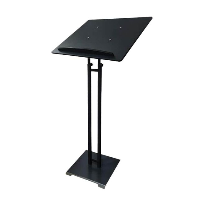 아크릴 메뉴판거치대 슬림2기둥 블랙 480mm