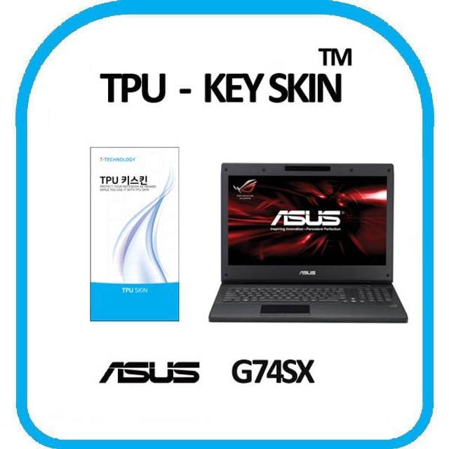 TPU 키스킨 키보드스킨 노트북키 ASUS G74SX