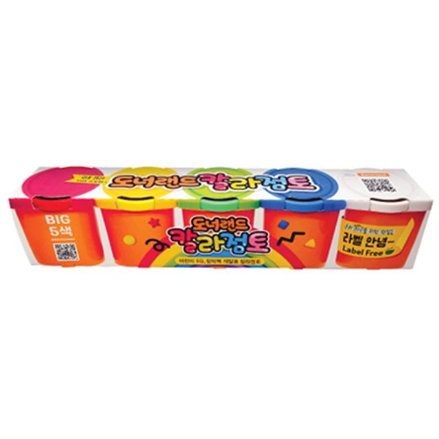 도너랜드 5000칼라점토 BIG 120g 5색 - 32530
