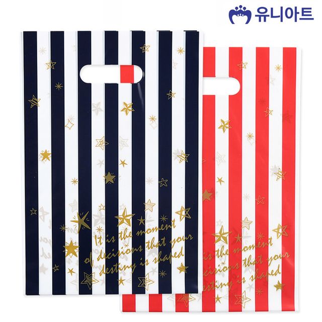 JMds 유니아트 (포장지) 1500 뉴 손잡이봉투 (6개입) (대) (랜덤1개)