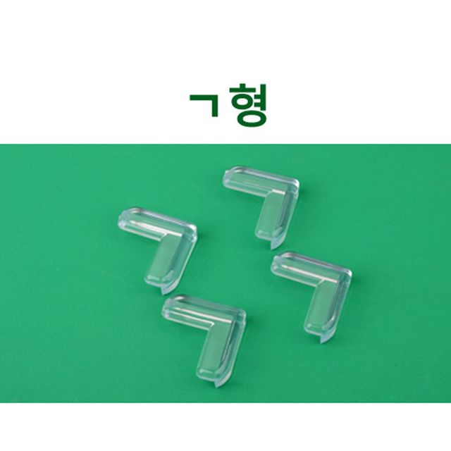 투명 모서리 코너 보호대 4P X3개 (ㄱ형) 보호가드