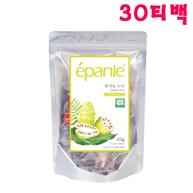 에빠니 노니삼각망 30티백 건강차 - 노니열매 함유 허브티