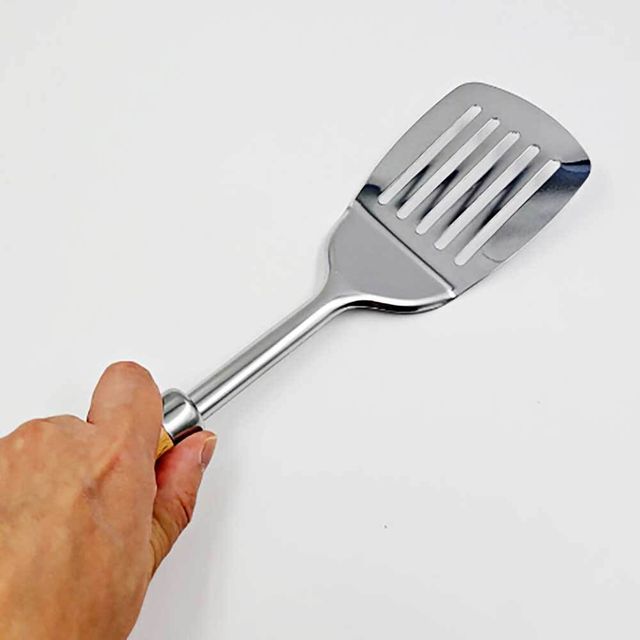 우드 손잡이 뒤집개 철판요리 스테인레스