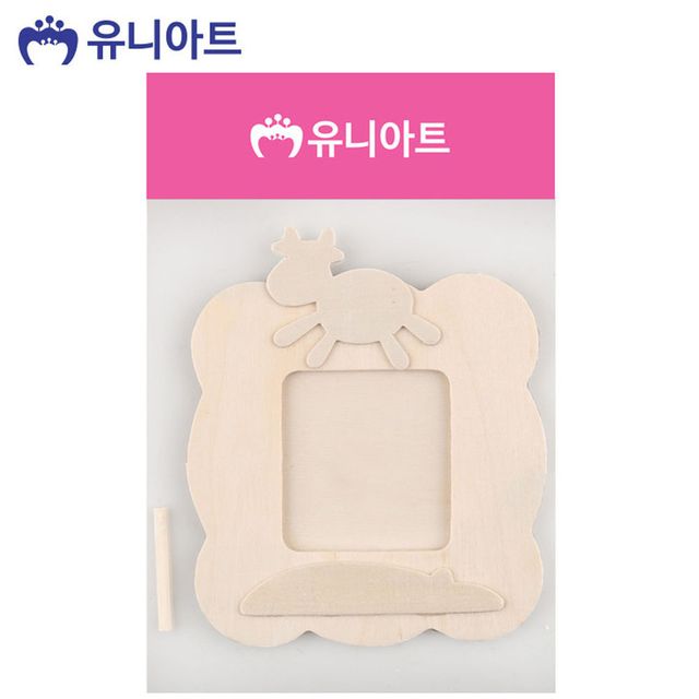 나무 액자 양 나무소재 포인트디자인