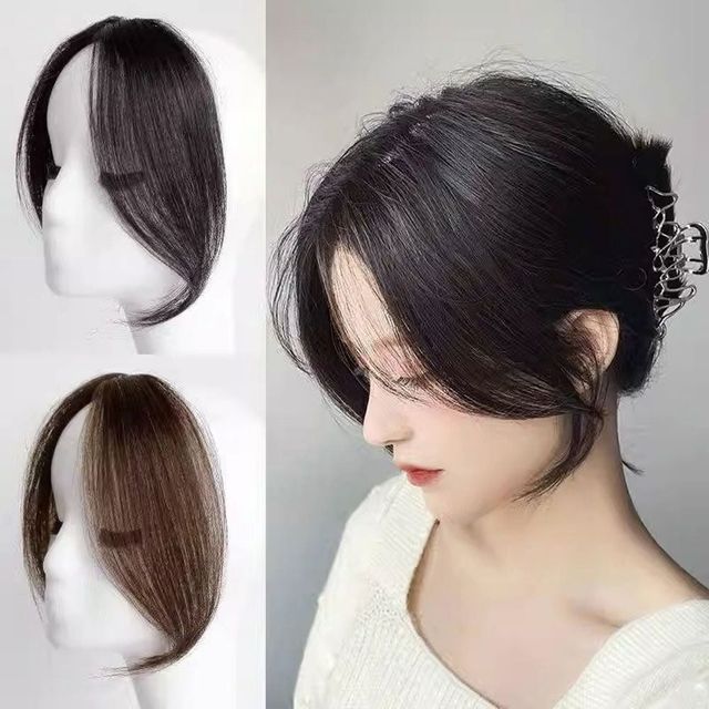 잔솔 긴앞머리 부분 가발 사이드뱅 똑딱이 여자 여신