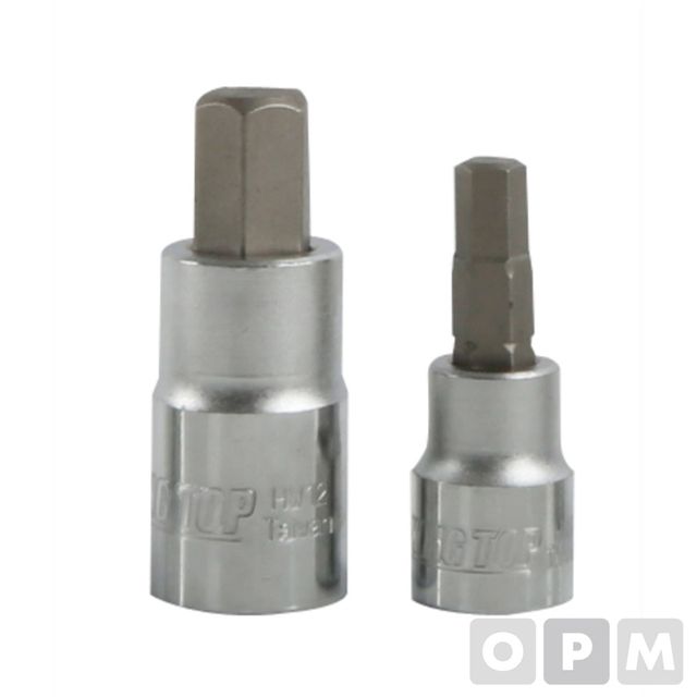 육각롱비트 소켓렌치 2DR 7MM 공업용 차량공구