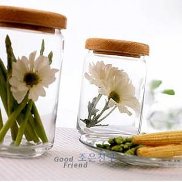 오션 밀폐용기 750ml 유리용기 대용량 식품 보관