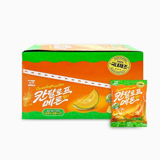 서주 칸탈로프 메론 젤리 42g x 10개 1통 과일 젤리