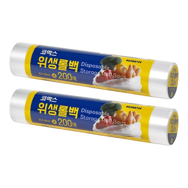 코멕스 위생용품 위생롤백(300x400mm) 대 200매 X 2개