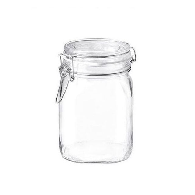 보르미올리 유리병 압축 밀폐용기 과일청병 1000ml