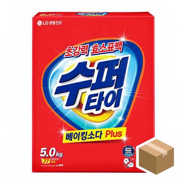 카톤포장세제 대용량세탁세제 베이킹세탁세제 5kg 수퍼타이