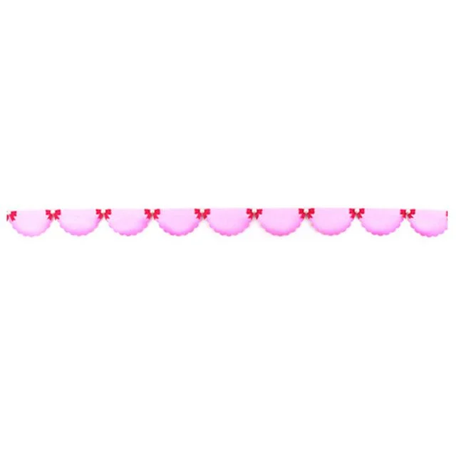 띠 핑크 칼라 투톤 펠트 주름지 유치원환경판