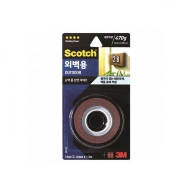 3M 양면테이프 OD115 강력외벽용폼 초강력테이프 스카