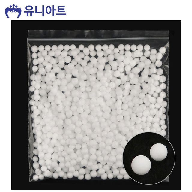 스치로폼 발포 입자 약7-10mm 스티로폼 미술공예재료 창의미술