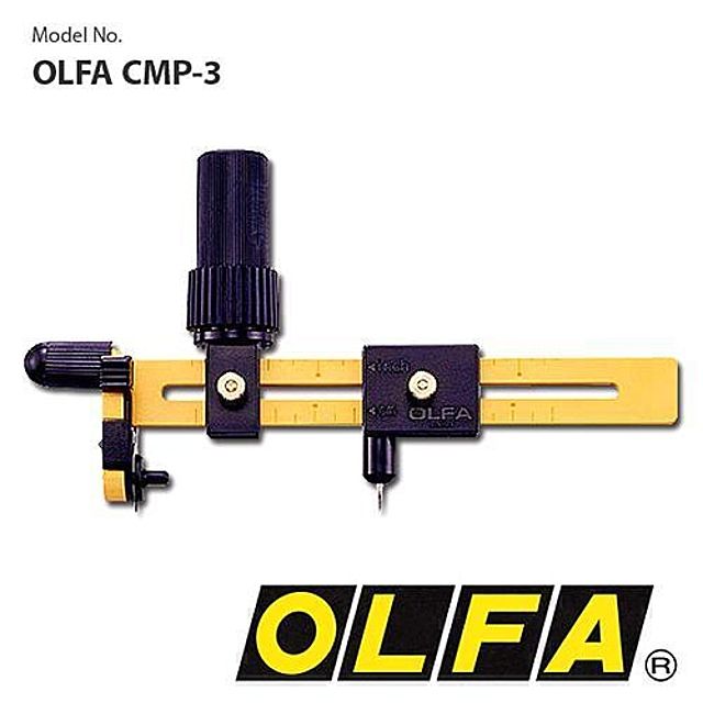 컴퍼스커터 공업용 커터칼 원형재단 작업용 OLFA 호환
