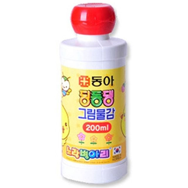 동아 딩동댕물감.200ml/빨강.1개