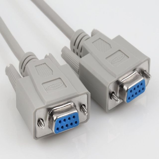 9핀 NULL MODEM 케이블 3m 컴퓨터케이블 RS232케이블 컴퓨터주변기기 통신장비 컴퓨터부품