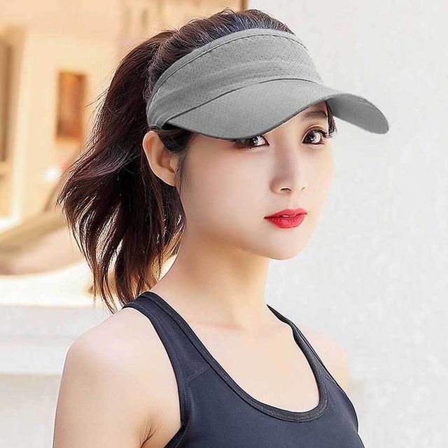 그레이 썬캡 여성 자외선차단 골프썬캡 선햇 모자