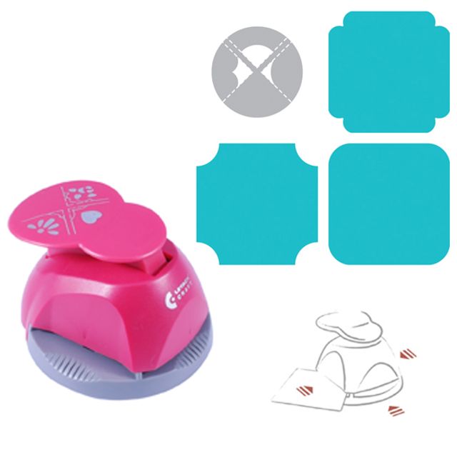 3in1 코너 모양 펀치 RC-06 라운드 커팅기