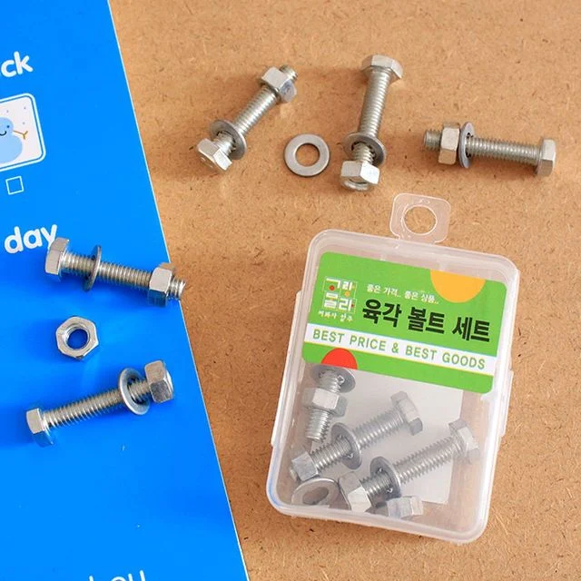 리크플 육각볼트 30x6mm 8p 볼트너트세트