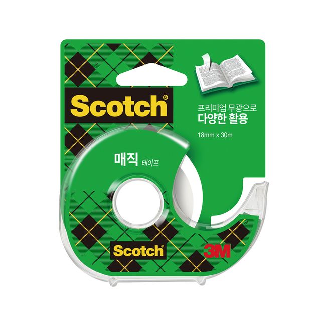 3M 스카치 매직 테이프 양면 디스펜서 810D 18mmx30m