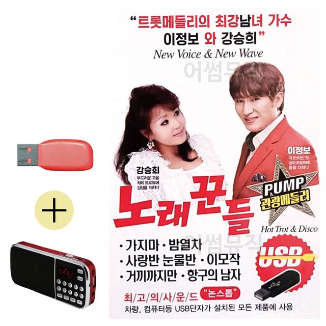 휴가철 USB 음악 라디오, 관광 메들리 노래 모음