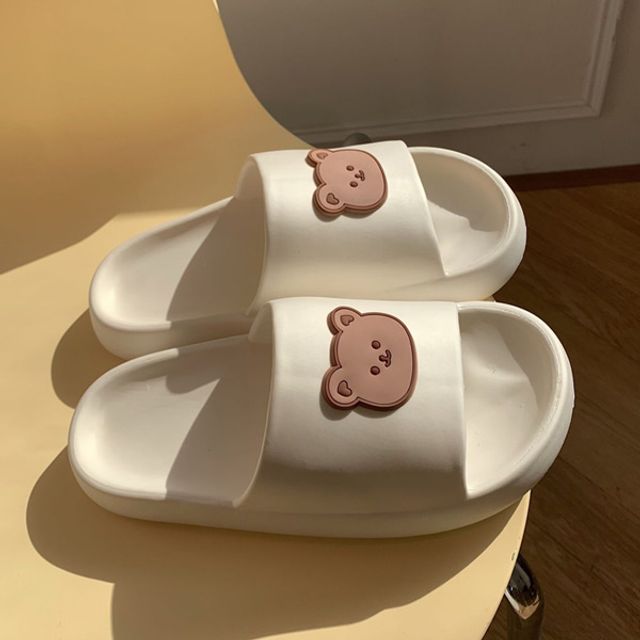 테디베어 슬리퍼 귀여운 여성 실내화 홈웨어