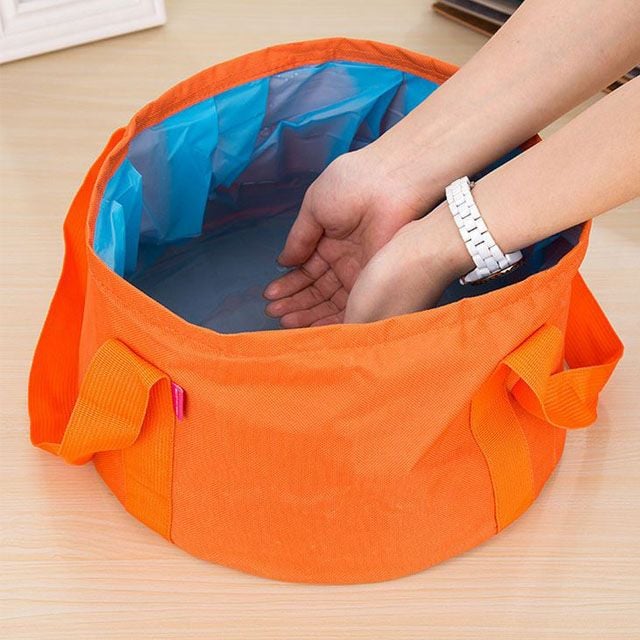 설거지통 휴대용 세안바구니 캠핑 다용도수납