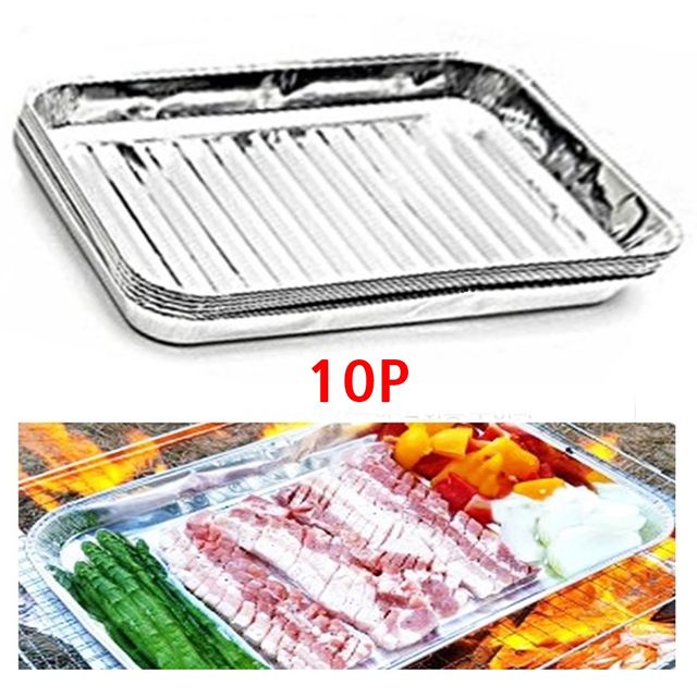 일회용 숯불바베큐판 10p 숯불구이판