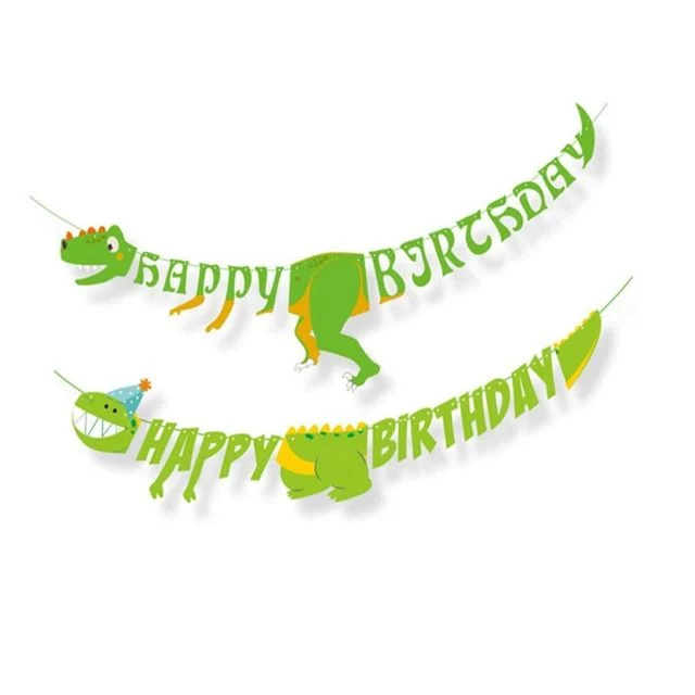 해피버스데이 공룡 가랜드 기념일가랜드 생일가렌드 생일가렌더