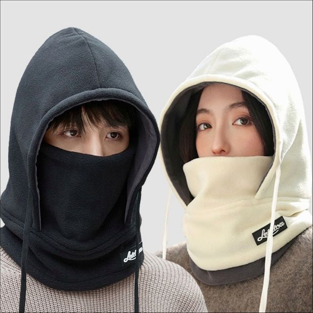플리스 남자 바라클라바 여자 마스크 후드워머 기모