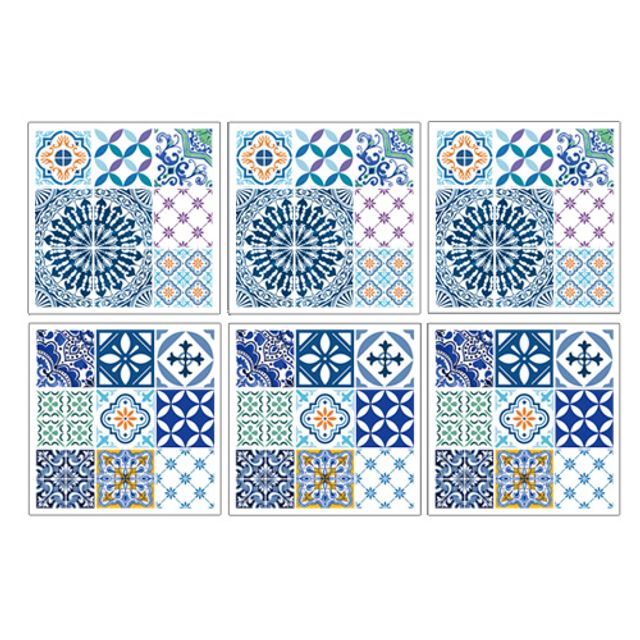타일인테리어스티커 모던TILE 유러피언블루 GS-701