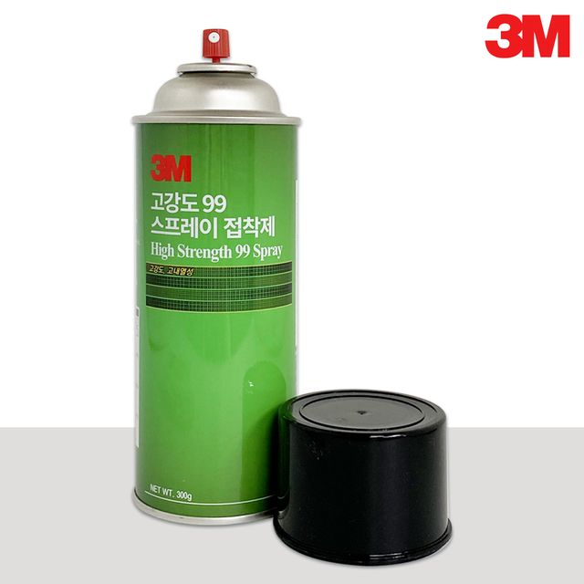 3M 고강도 99 스프레이 접착제(300g) 투명 고내열성