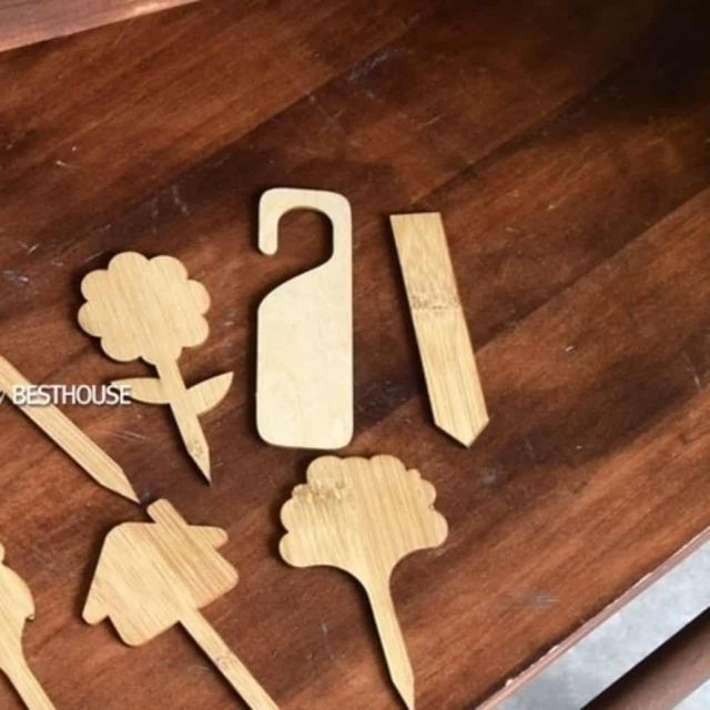 화분 이름표 10cm 스틱형 화분꾸미기 화분데코픽